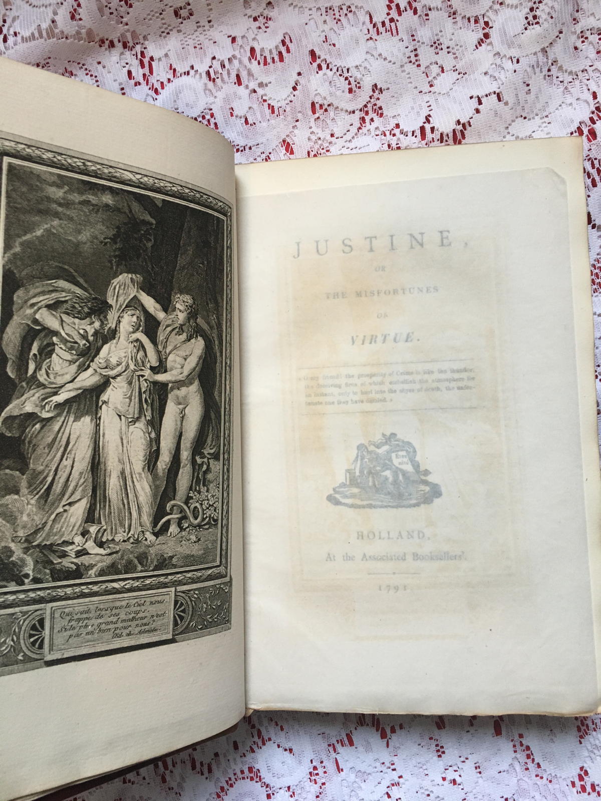 Justine or the misfortunes of virtue] Opus Sadicum: A philosophical Romance  | for the first time translated from the original French | ForMySir.com